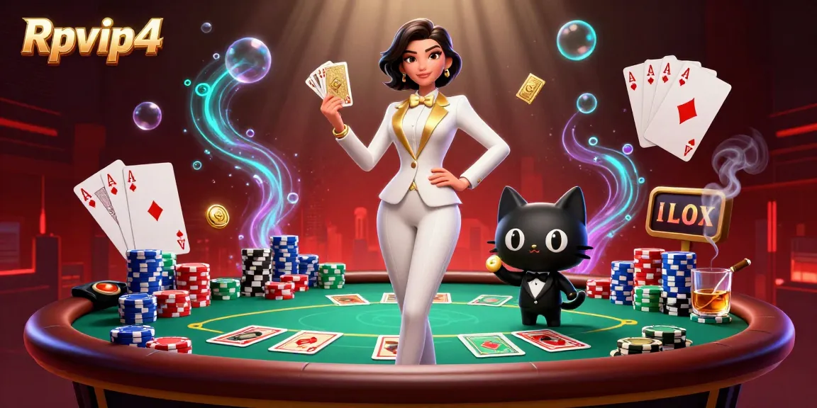 Terlibat dalam aksi mendebarkan dengan Rpvip4, menampilkan dealer glamor dan elemen permainan poker yang penuh warna.
