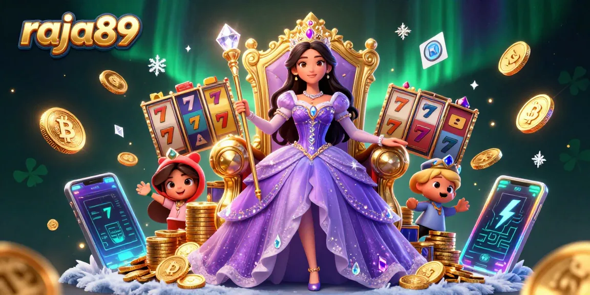 Engage with raja89's thrilling slots, featuring unique jackpot counters and vibrant game elements.
