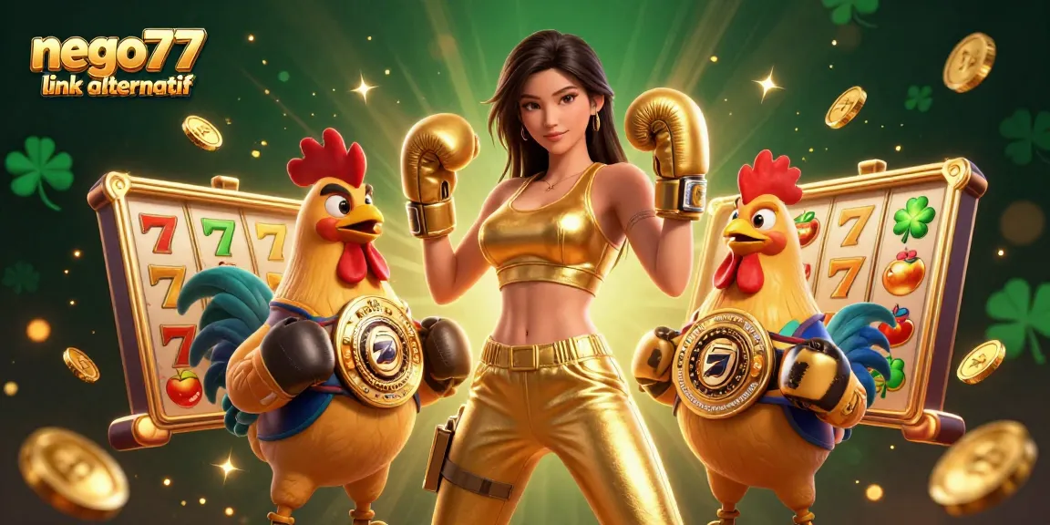 Experience seamless gaming with nego77 link alternatif, featuring dynamic slot action and vibrant characters.