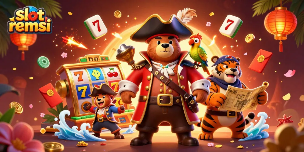 Menangkan jackpot dengan slot remsi dalam suasana kasino yang mengasyikkan dan penuh warna.