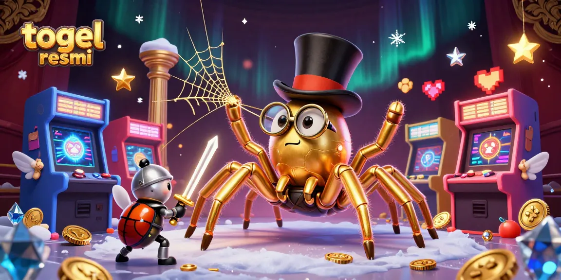 Togel resmi: Petualangan konyol tarantula emas raksasa dengan serangga ksatria di kasino glamor.