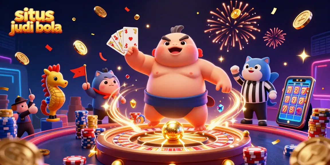 Engage in situs judi bola with thrilling betting action from the underwater ring featuring lively characters.